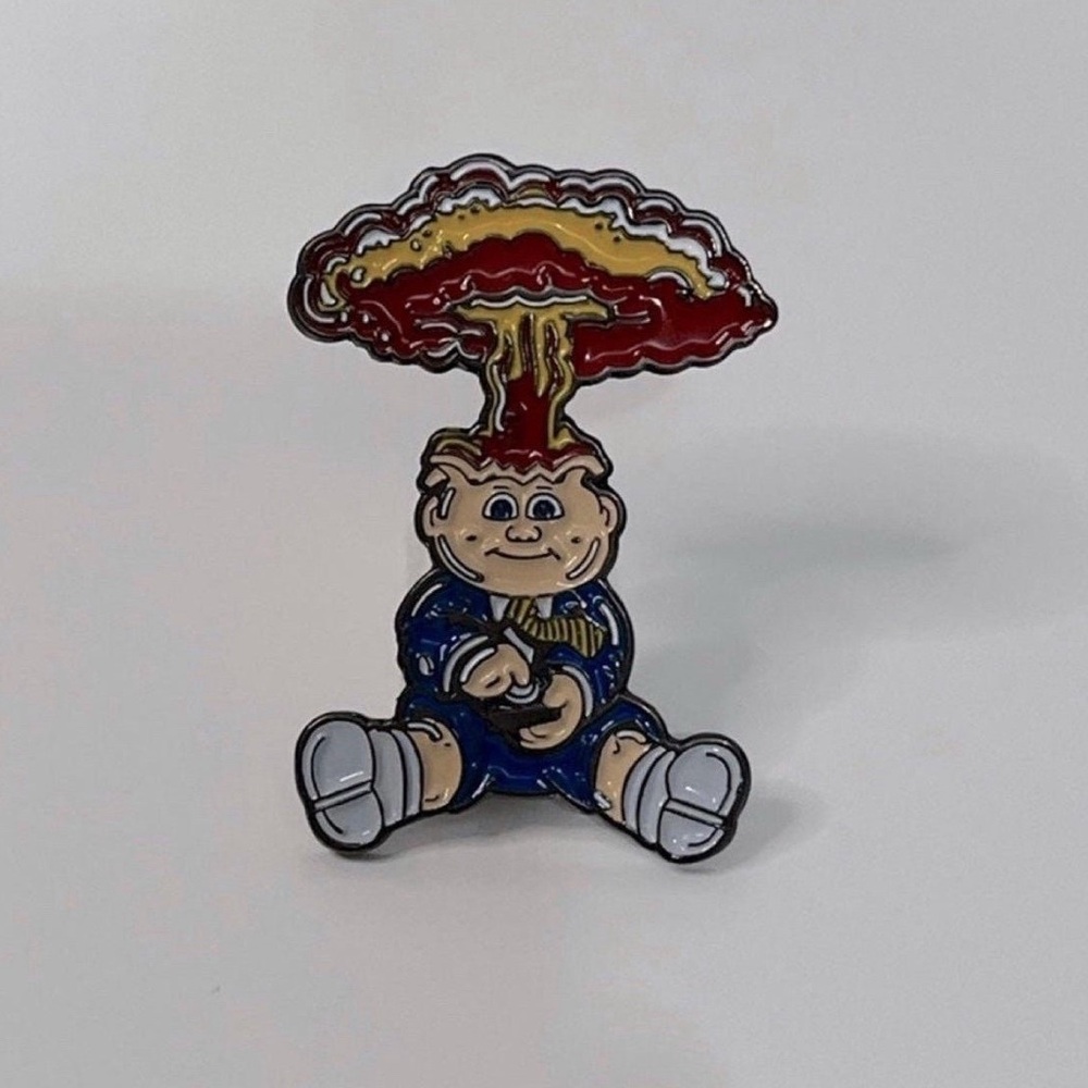 Retro Garbage Pail Kids “Adam Bomb” Enamel Pin PRICE FIRM